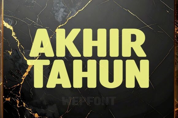 Akhir Tahun Font Review