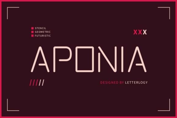 Aponia: A Futuristic Font for Editorial Design