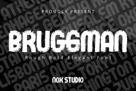 Bruggman: A Bold Display Font
