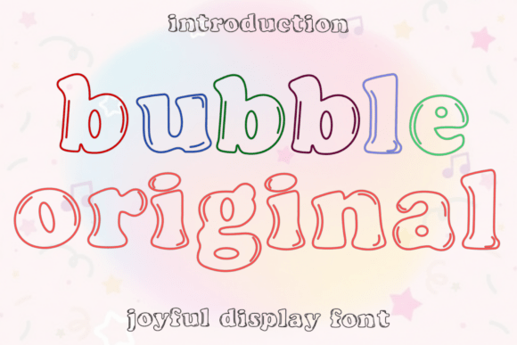 Bubble Original Font