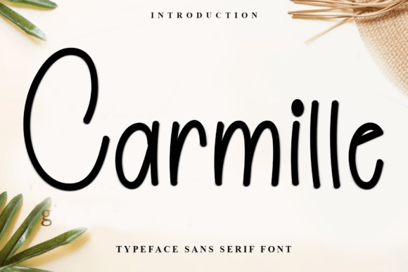 Carmille: A Versatile Sans Serif