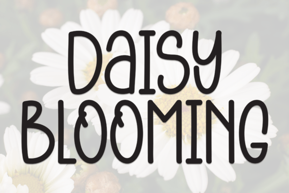 Daisy Blooming Font: A Polished Touch for Small Business Branding