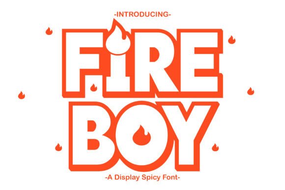 Fire Boy Font: Whimsical Design for Crafters