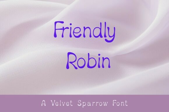 Friendly Robin Font for Creative Makers