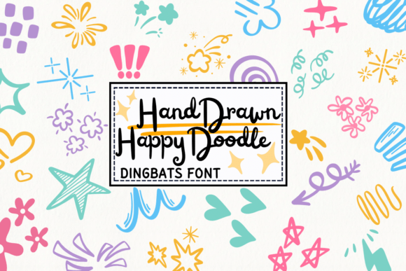 Hand Drawn Happy Doodle Review