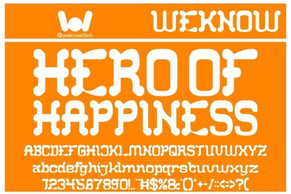 Hero of Happiness Font Review