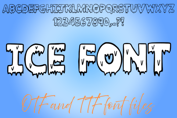 Ice Font: A Quirky Display Typeface for Creative Makers
