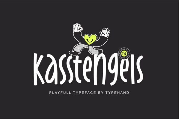 Kasstengels: A Whimsical Typeface for Editorial Design