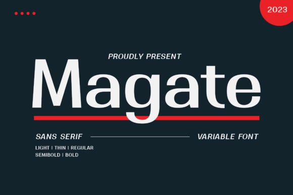 Magate: A Modern Sans Serif Font for Crafters and Product Makers