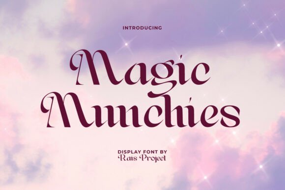 Magic Munchies: A Whimsical Serif for Creative Projects