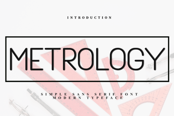 Metrology: A Festive Font for Elegant Design