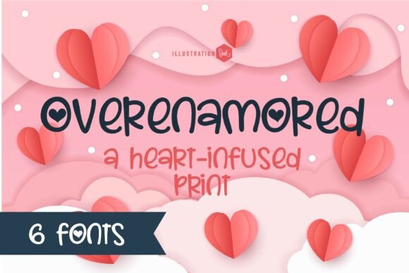 Overenamored Font: A Handwritten Touch for Crafters