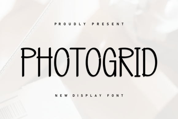 Photogrid: A Beautiful Display Font