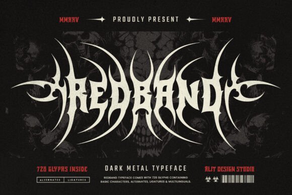 Red Band Font: Bold Branding for Small Businesses
