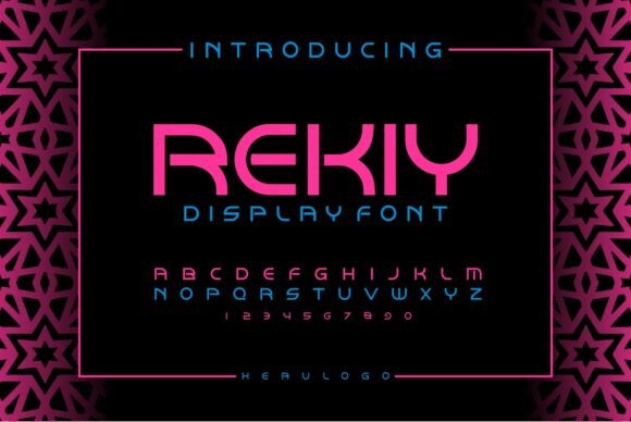 Rekiy: A Bold Font for Modern Web Design