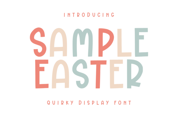 Sample Easter Font for Creative Projects