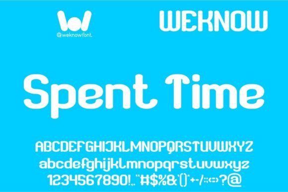Spent Time: A Bold Font for Digital Campaigns
