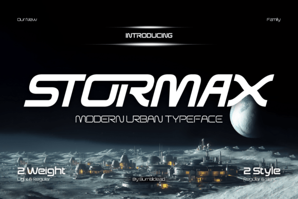 Stormax: A Bold Sans Serif for Real Projects