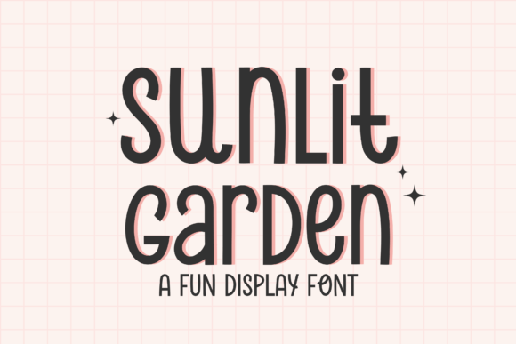 Sunlit Garden Font: A Display Typeface That Brings Light to Editorial Design
